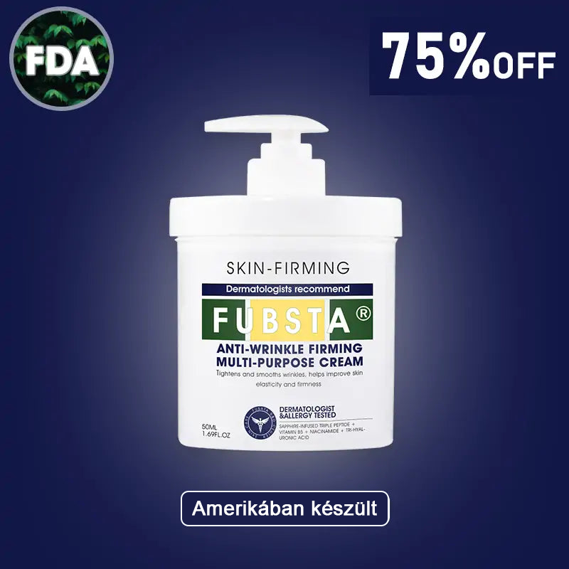 🔥 Utolsó nap a 70%-os kedvezményre 🌸 Fubsta® Fejlett feszesítő és ránctalanító krém: Helyreállítja a bőr rugalmasságát ⭐