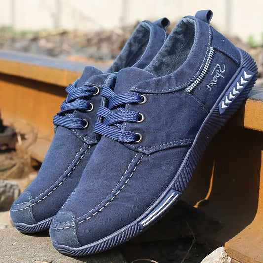 【38-46】2023 pantofi casual din denim de pânză respirabil pentru bărbați