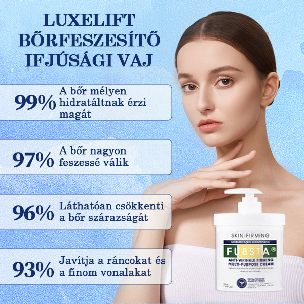 🔥 Utolsó nap a 70%-os kedvezményre 🌸 Fubsta® Fejlett feszesítő és ránctalanító krém: Helyreállítja a bőr rugalmasságát ⭐