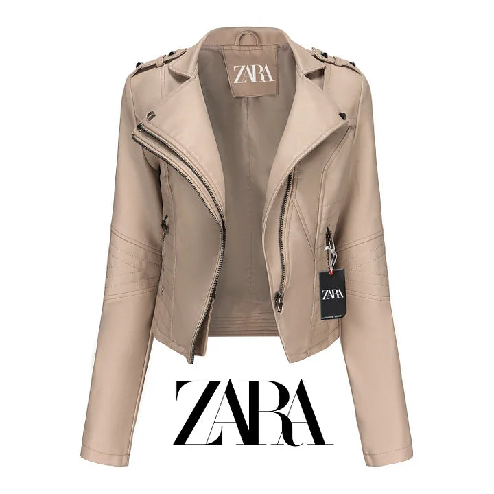 [ZARA]✨Elegáns női bőrkabát, stílusos és kényelmes bármilyen alkalomra.✨