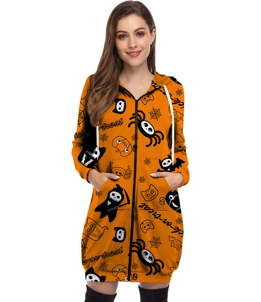 Halloween mintás kabát 2022