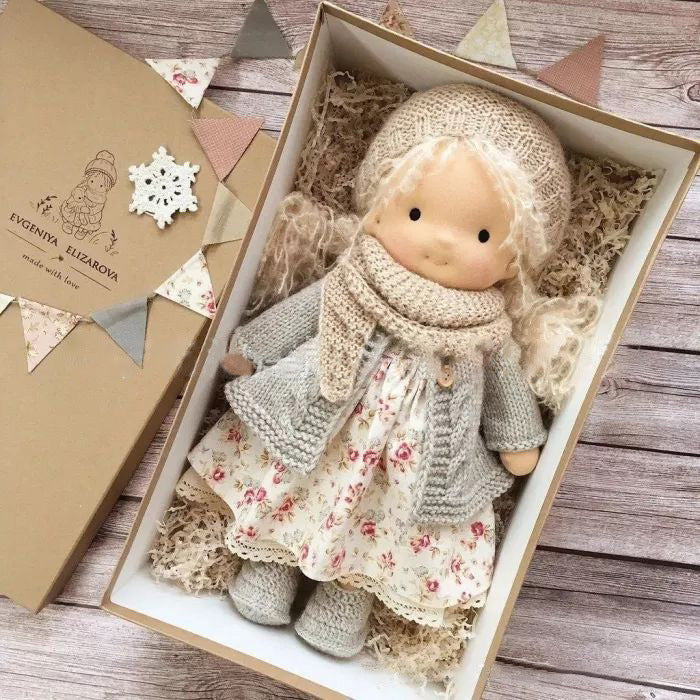 Művészi kézzel készített Waldorf baba - a megfelelő játékok gyerekeknek és felnőtteknek 🎁-Selena