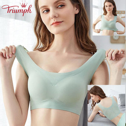 Triumph - Kényelmes melltartó a nagyon vékony jéghez és selyemhez a kövérkéknek