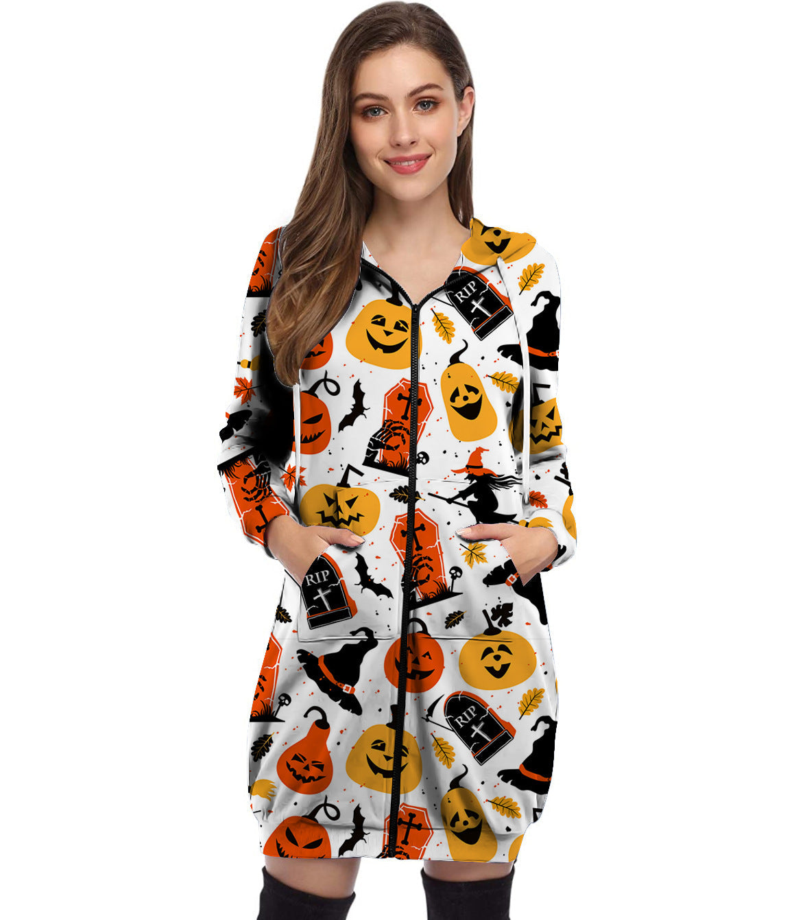 Halloween mintás kabát 2022