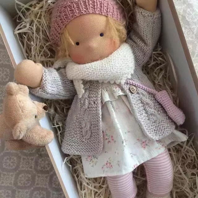 Művészi kézzel készített Waldorf baba - a megfelelő játékok gyerekeknek és felnőtteknek 🎁-Selena