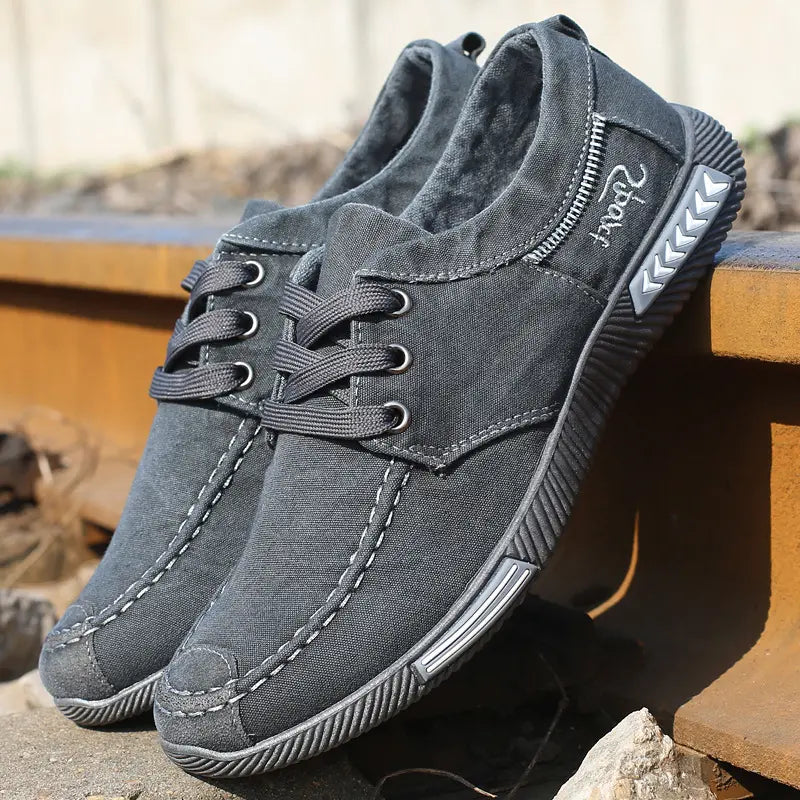 【38-46】2023 pantofi casual din denim de pânză respirabil pentru bărbați