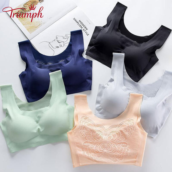 Triumph - Kényelmes melltartó a nagyon vékony jéghez és selyemhez a kövérkéknek