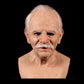 Szórakoztató Halloween Cosplay Party Mask - Igazi Old Man sisakmaszk