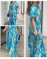 Novo vestido de Verão 2023 com decote em V para mulher