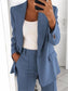 NOVO OUTONO EUROPEU E AMERICAN FASHION ESTREITO CARDIGAN COM PAR DE BLAZER TEMPERAMENTO 2024.