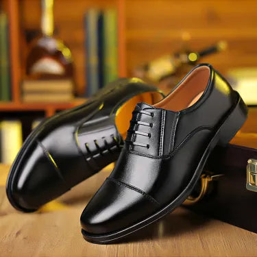 sapatos formais de couro masculino