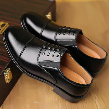 sapatos formais de couro masculino
