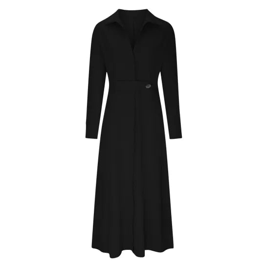 Rochie colorată cu mânecă lungă la modă