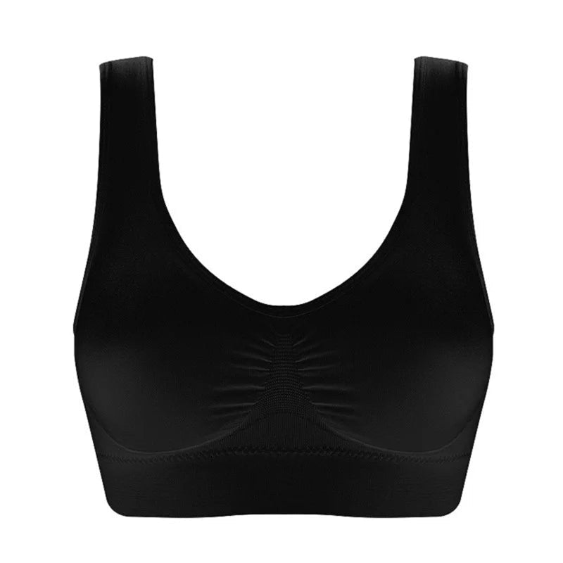 S-6XL új hálós keret nélküli sportmelltartó női jóga futó ütésálló sportmelltartó