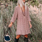 Precious Moments nyomott mini ruha